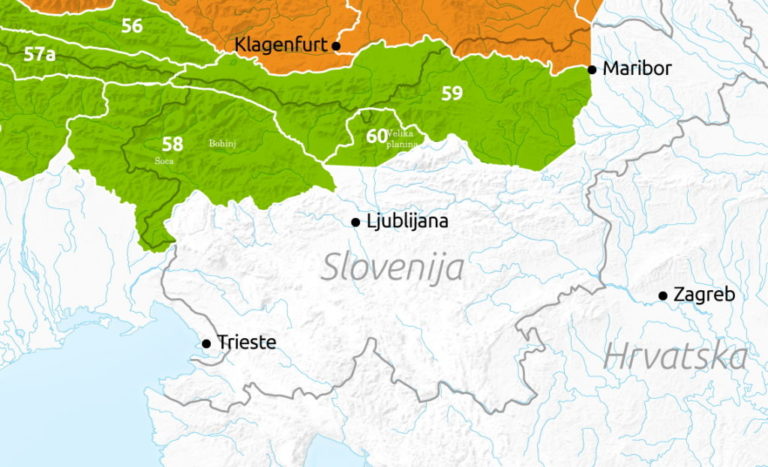 Durch 31 Karten Slowenien verstehen